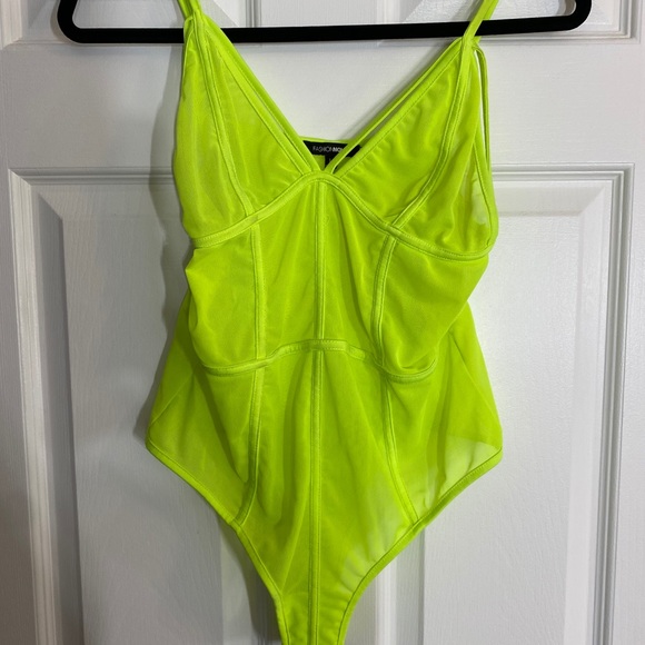 Fashion Nova Tops Neon Green Bodysuit Fashion Nova Poshmark